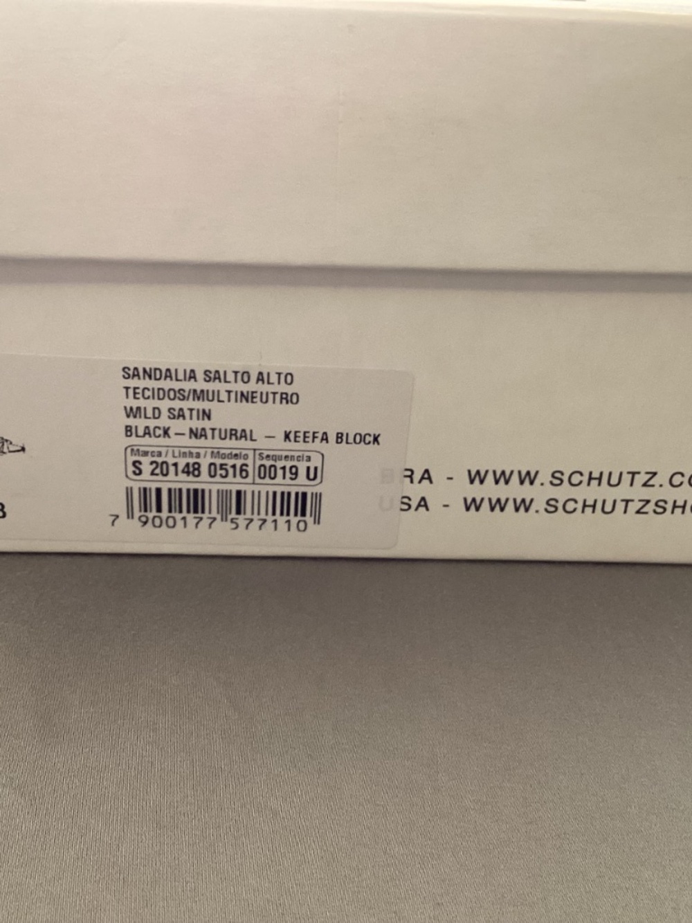 Schutz Wild Satin Animal Print Keefa Block Sandal Heel - Picture 4 of 11